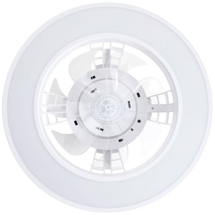 Brilliant - LED RGBW Pritemdomas lubinis ventiliatorius MONDELLO LED/26W/230V 2700-6500K diametras 41,5 cm balta + nuotolinio valdymo pultas