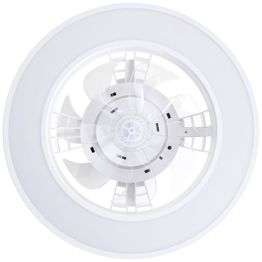 Brilliant - LED RGBW Pritemdomas lubinis ventiliatorius MONDELLO LED/26W/230V 2700-6500K diametras 41,5 cm balta + nuotolinio valdymo pultas