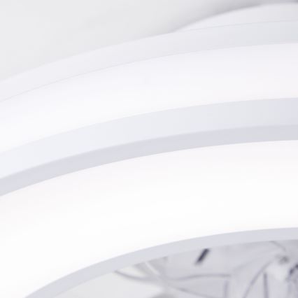 Brilliant - LED RGBW Pritemdomas lubinis ventiliatorius MONDELLO LED/26W/230V 2700-6500K diametras 41,5 cm balta + nuotolinio valdymo pultas