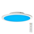 Brilliant - LED RGBW Reguliuojamas lubinis šviestuvas ABIE LED/24W/230V 2700-6500K + nuotolinio valdymo pultas