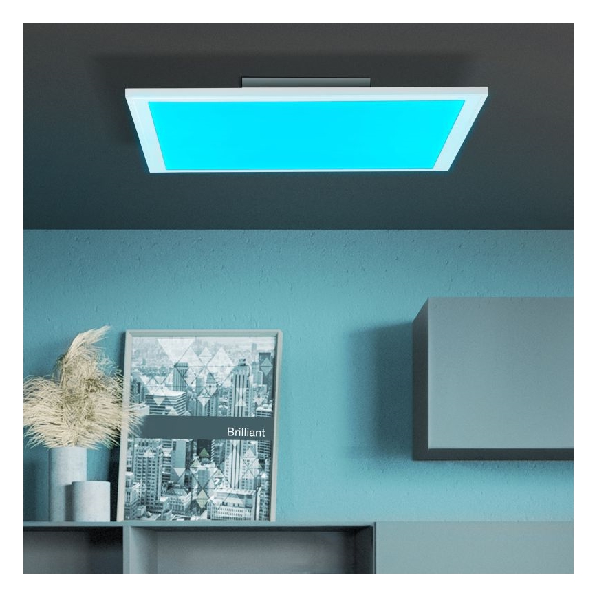 Brilliant - LED RGBW Reguliuojamas lubinis šviestuvas ABIE LED/24W/230V 2700-6500K + nuotolinio valdymo pultas