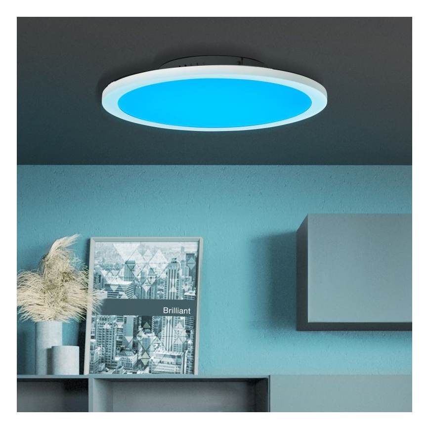 Brilliant - LED RGBW Reguliuojamas lubinis šviestuvas ABIE LED/24W/230V 2700-6500K + nuotolinio valdymo pultas