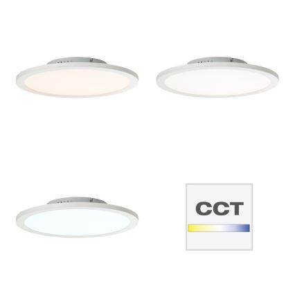 Brilliant - LED RGBW Reguliuojamas lubinis šviestuvas ABIE LED/24W/230V 2700-6500K + nuotolinio valdymo pultas