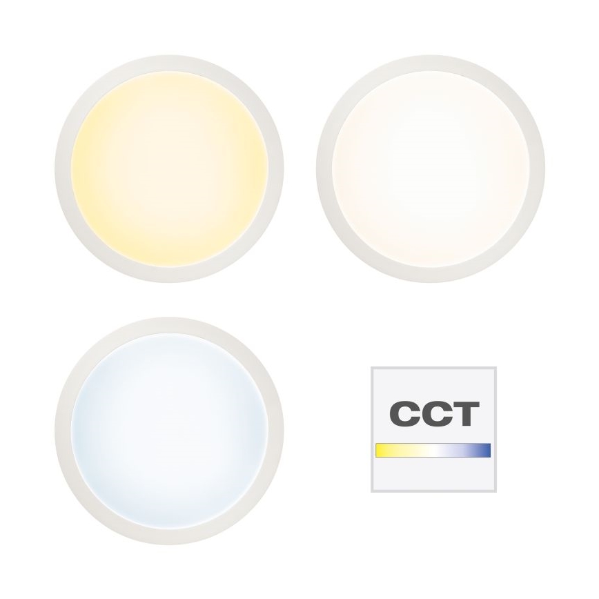 Brilliant - LED RGBW Reguliuojamas lubinis šviestuvas ABIE LED/24W/230V 2700-6500K + nuotolinio valdymo pultas