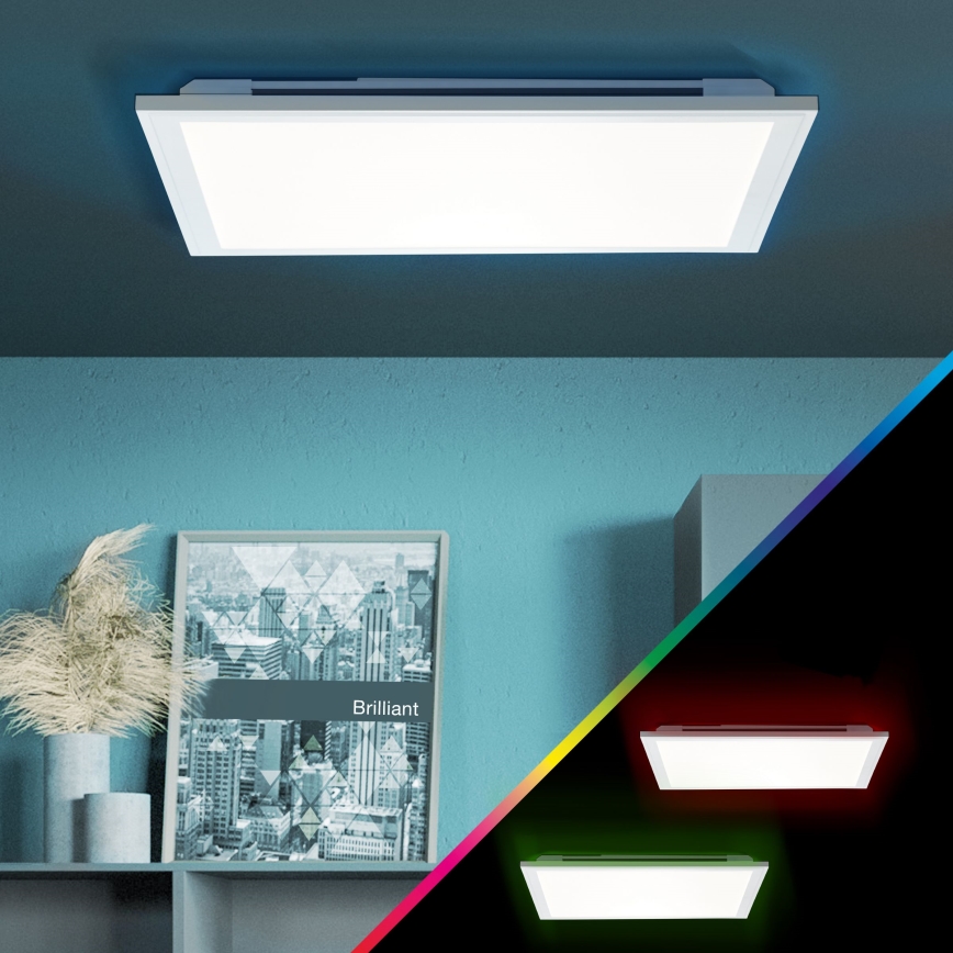 Brilliant - LED RGBW Reguliuojamas lubinis šviestuvas ALLIE LED/24W/230V 2700-6500K + nuotolinio valdymo pultas