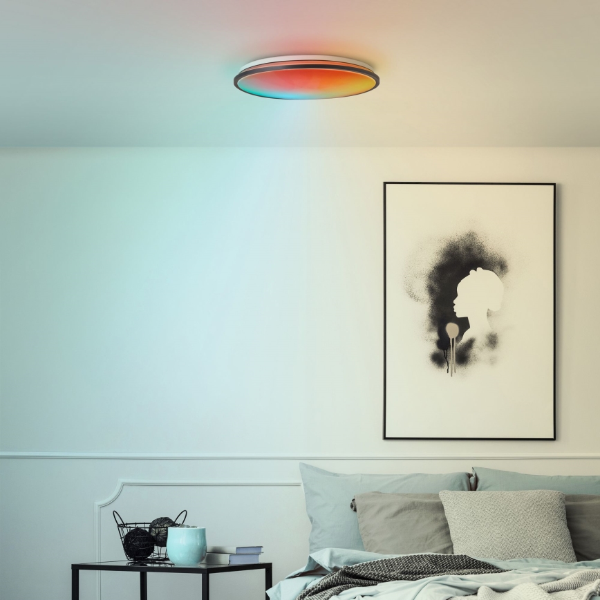 Brilliant - LED RGBW Reguliuojamas lubinis šviestuvas HEIDA LED/30W/230V 3000-6500K + nuotolinio valdymo pultas