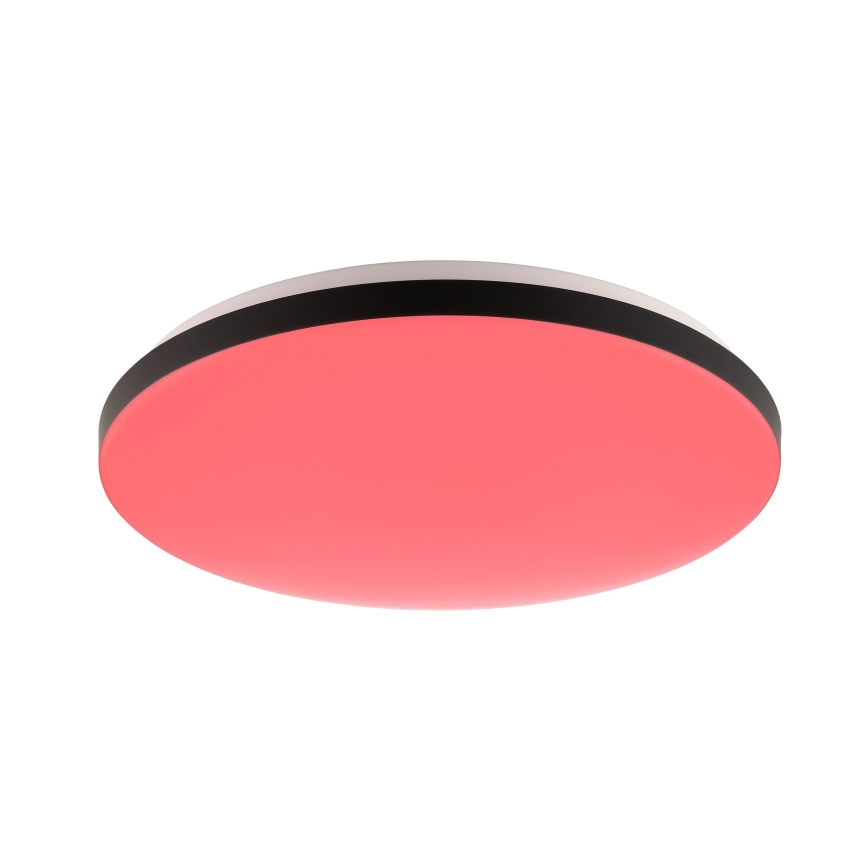 Brilliant - LED RGBW Reguliuojamas lubinis šviestuvas LIVIO LED/20W/230V 3000-6500K diametras 49 cm juoda + nuotolinio valdymo pultas
