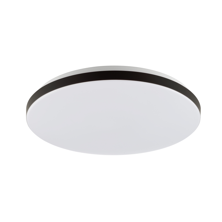 Brilliant - LED RGBW Reguliuojamas lubinis šviestuvas LIVIO LED/20W/230V 3000-6500K diametras 49 cm juoda + nuotolinio valdymo pultas