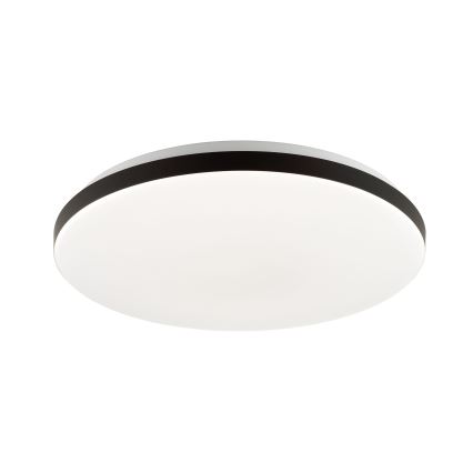 Brilliant - LED RGBW Reguliuojamas lubinis šviestuvas LIVIO LED/20W/230V 3000-6500K diametras 49 cm juoda + nuotolinio valdymo pultas
