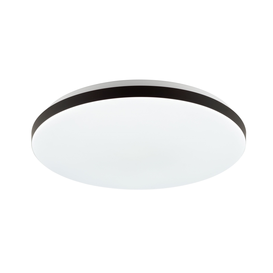 Brilliant - LED RGBW Reguliuojamas lubinis šviestuvas LIVIO LED/20W/230V 3000-6500K diametras 49 cm juoda + nuotolinio valdymo pultas