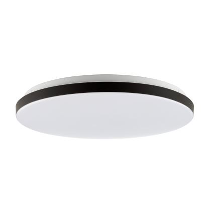 Brilliant - LED RGBW Reguliuojamas lubinis šviestuvas LIVIO LED/20W/230V 3000-6500K diametras 49 cm juoda + nuotolinio valdymo pultas