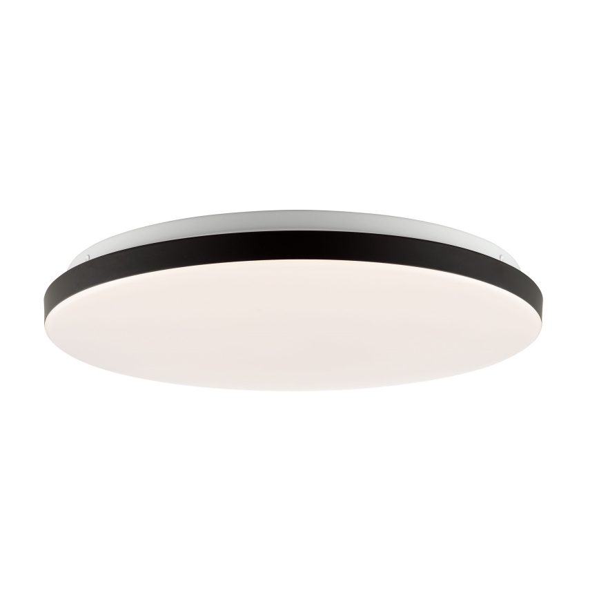 Brilliant - LED RGBW Reguliuojamas lubinis šviestuvas LIVIO LED/20W/230V 3000-6500K diametras 49 cm juoda + nuotolinio valdymo pultas