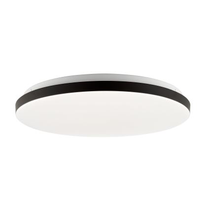 Brilliant - LED RGBW Reguliuojamas lubinis šviestuvas LIVIO LED/20W/230V 3000-6500K diametras 49 cm juoda + nuotolinio valdymo pultas