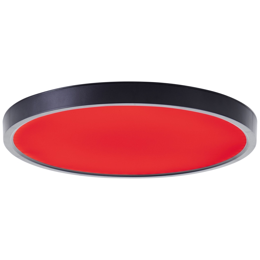 Brilliant - LED RGBW Reguliuojamas lubinis šviestuvas LOTTI LED/16W/230V 3000K diametras 30 cm juoda Wi-Fi Tuya + nuotolinio valdymo pultas