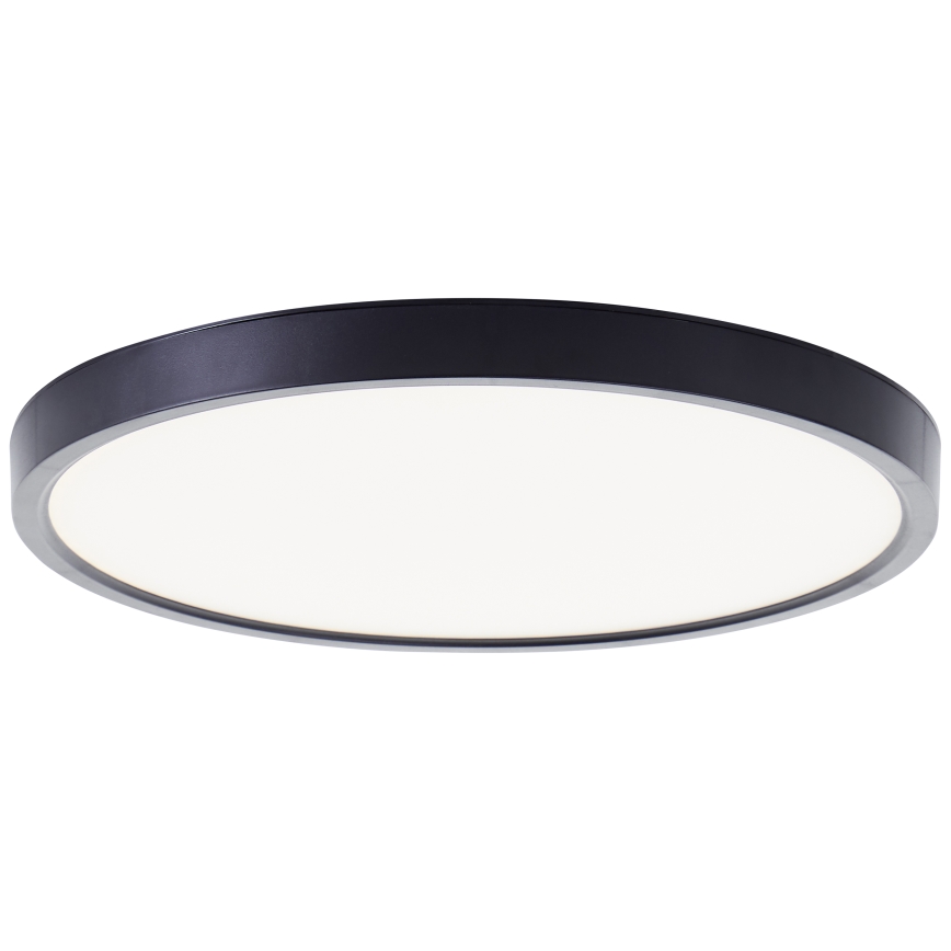 Brilliant - LED RGBW Reguliuojamas lubinis šviestuvas LOTTI LED/16W/230V 3000K diametras 30 cm juoda Wi-Fi Tuya + nuotolinio valdymo pultas
