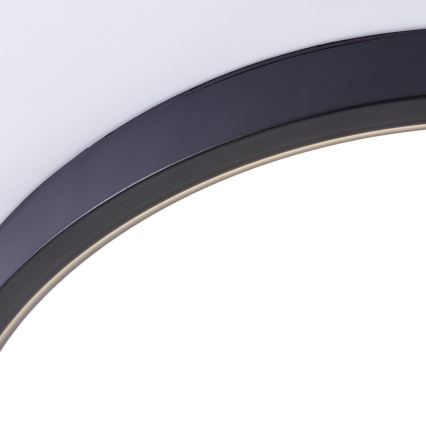 Brilliant - LED RGBW Reguliuojamas lubinis šviestuvas LOTTI LED/16W/230V 3000K diametras 30 cm juoda Wi-Fi Tuya + nuotolinio valdymo pultas