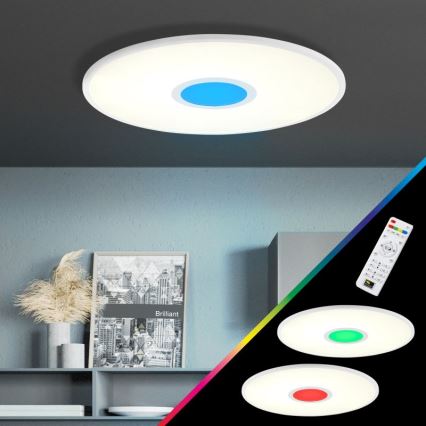 Brilliant - LED RGBW Reguliuojamas lubinis šviestuvas ODELLA LED/24W/230V 2700-6500K + nuotolinio valdymo pultas