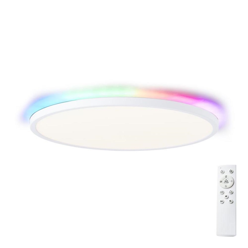 Brilliant - LED RGBW Reguliuojamas lubinis šviestuvas SALTERY LED/22W/230V 3000-6500K + nuotolinio valdymo pultas