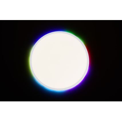Brilliant - LED RGBW Reguliuojamas lubinis šviestuvas SALTERY LED/22W/230V 3000-6500K + nuotolinio valdymo pultas
