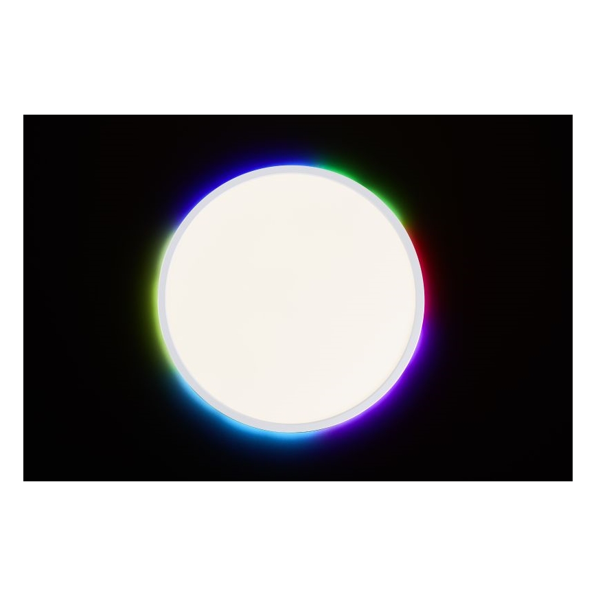 Brilliant - LED RGBW Reguliuojamas lubinis šviestuvas SALTERY LED/22W/230V 3000-6500K + nuotolinio valdymo pultas