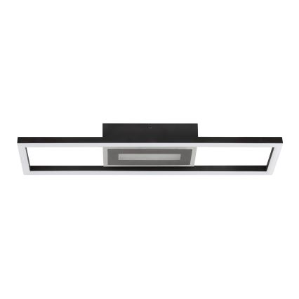 Brilliant - LED RGBW dimeriuojamas lubų šviestuvas BESSON LED/20W/230V 3000-6500K juodas + nuotolinis valdymas