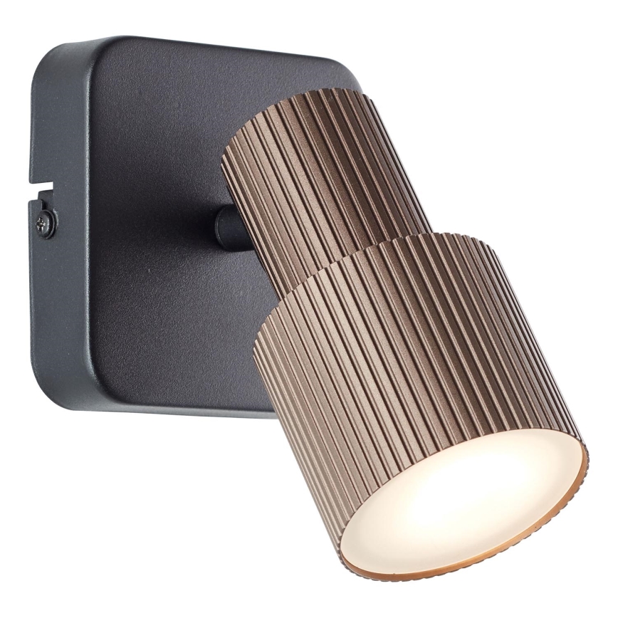 Brilliant - LED sieninis akcentinis šviestuvas CADIZ 1xGU10/5W/230V bronza
