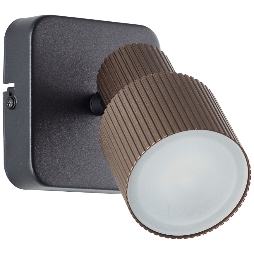 Brilliant - LED sieninis akcentinis šviestuvas CADIZ 1xGU10/5W/230V bronza