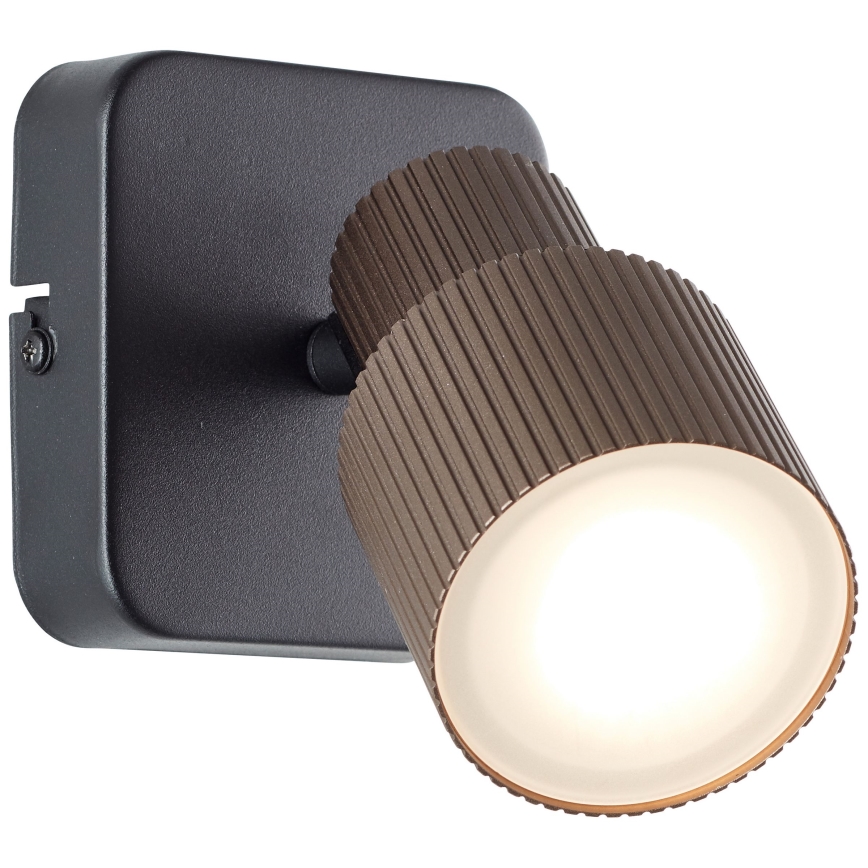 Brilliant - LED sieninis akcentinis šviestuvas CADIZ 1xGU10/5W/230V bronza