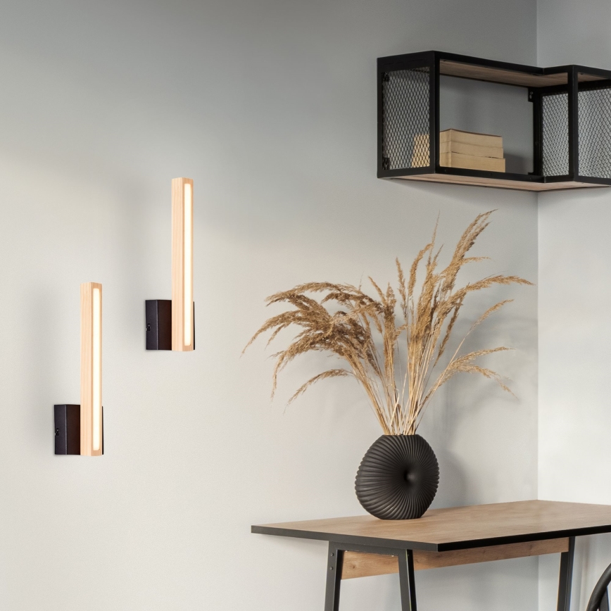 Brilliant - LED sieninis šviestuvas ARION LED/7,5W/230V pušis - FSC sertifikuota