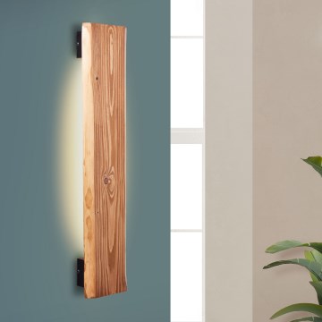 Brilliant - LED sieninis šviestuvas FEINGOLD LED/8,5W/230V pušis - FSC sertifikuota