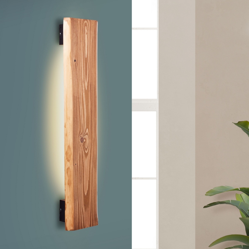 Brilliant - LED sieninis šviestuvas FEINGOLD LED/8,5W/230V pušis - FSC sertifikuota