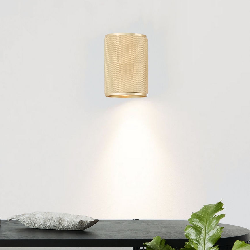 Brilliant - LED sieninis šviestuvas MARTY 1xGU10/5W/230V auksas