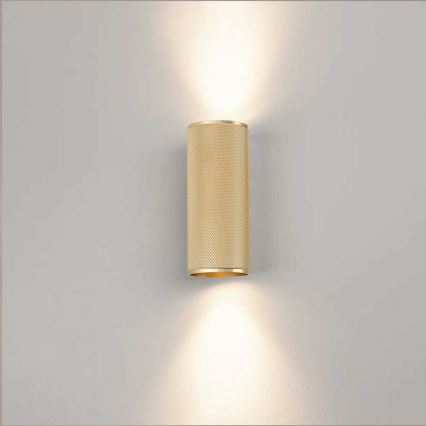 Brilliant - LED sieninis šviestuvas MARTY 2xGU10/5W/230V auksas