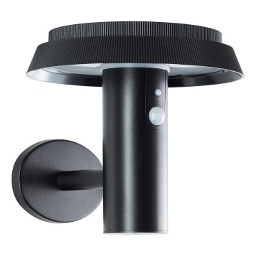 Brilliant - LED sieninis šviestuvas su jutikliu, įkraunamas saulės energija ALVERO LED/4W/3,7V IP44