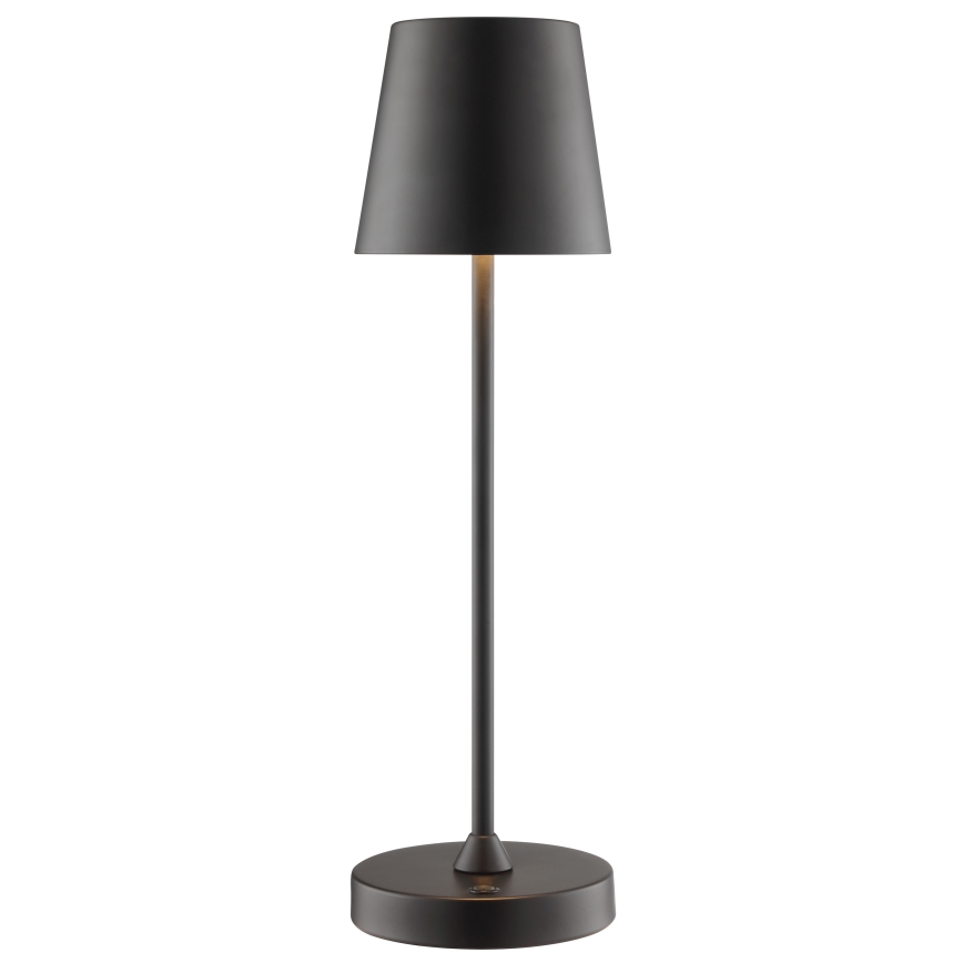 Brilliant - LED reguliuojama įkraunama jutiklinė lauko stalo lempa ELORA LED/2,5W/5V 2700K 2600 mAh IP44 juoda