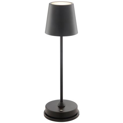 Brilliant - LED reguliuojama įkraunama jutiklinė lauko stalo lempa ELORA LED/2,5W/5V 2700K 2600 mAh IP44 juoda