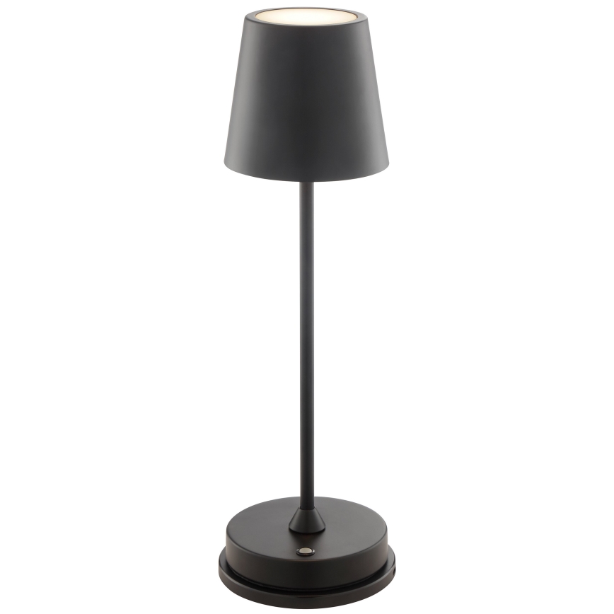 Brilliant - LED reguliuojama įkraunama jutiklinė lauko stalo lempa ELORA LED/2,5W/5V 2700K 2600 mAh IP44 juoda