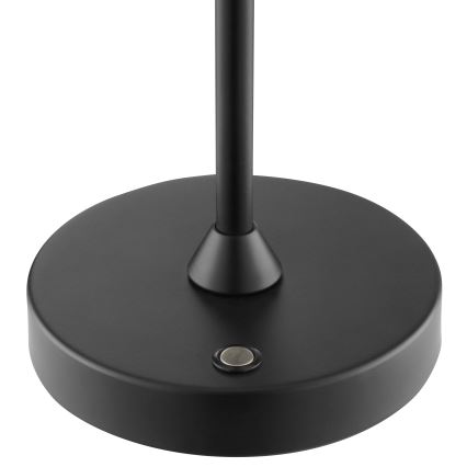 Brilliant - LED reguliuojama įkraunama jutiklinė lauko stalo lempa ELORA LED/2,5W/5V 2700K 2600 mAh IP44 juoda
