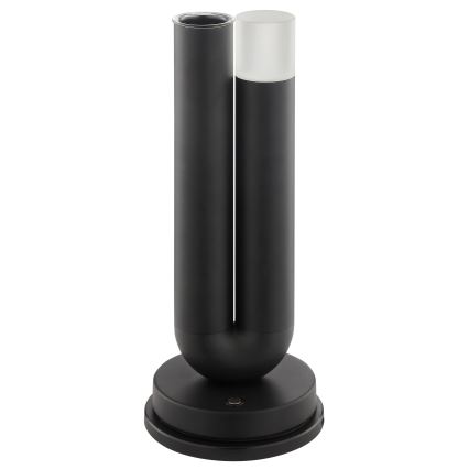Brilliant - SAYU įkraunama, jutiklinė, reguliuojama lauko stalinė lempa LED/2,5W/5V 2700K 2600 mAh IP44 juoda
