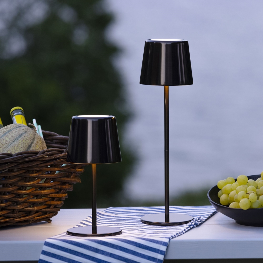 Brilliant - LED šviesos reguliavimas jutiklinė lauko lempa XAANA LED/4W/5V 3000/4000/6500K IP44 juoda
