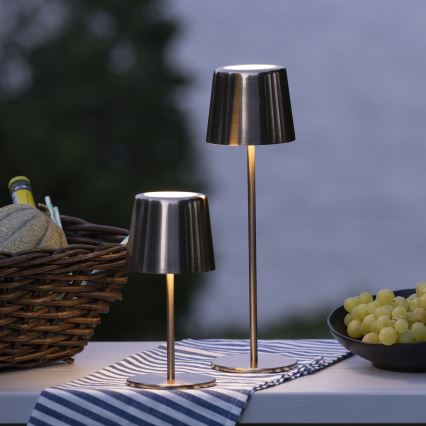 Brilliant - LED šviesos reguliavimas jutiklinė lauko lempa XAANA LED/4W/5V 3000/4000/6500K IP44 varis