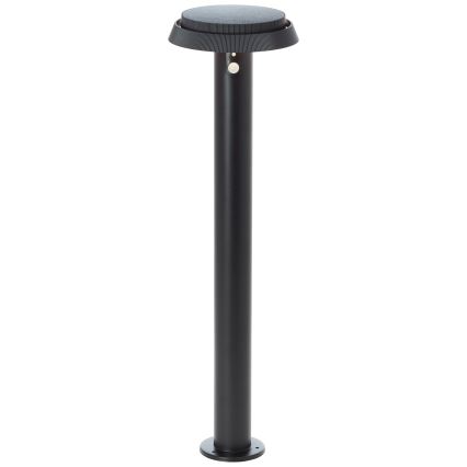 Brilliant - LED šviestuvas, įkraunamas saulės energija su jutikliu ALVERO LED/4W/3,7V 70 cm IP44 juoda