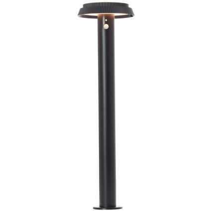 Brilliant - LED šviestuvas, įkraunamas saulės energija su jutikliu ALVERO LED/4W/3,7V 70 cm IP44 juoda