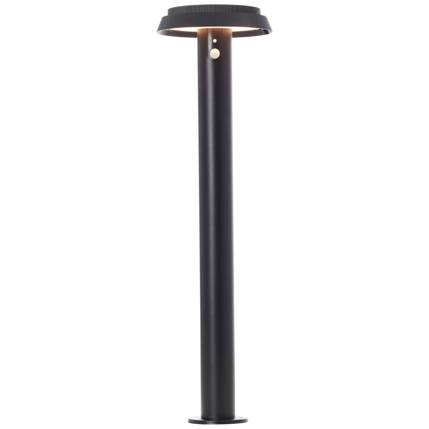 Brilliant - LED šviestuvas, įkraunamas saulės energija su jutikliu ALVERO LED/4W/3,7V 70 cm IP44 juoda
