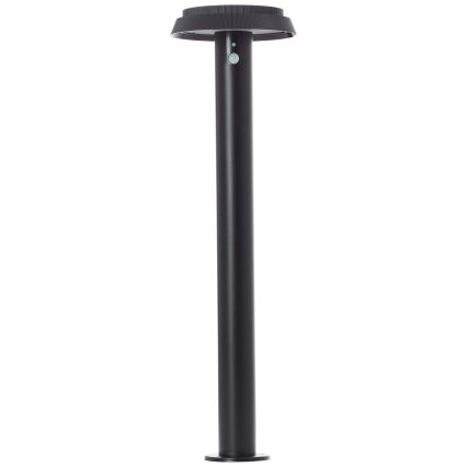 Brilliant - LED šviestuvas, įkraunamas saulės energija su jutikliu ALVERO LED/4W/3,7V 70 cm IP44 juoda