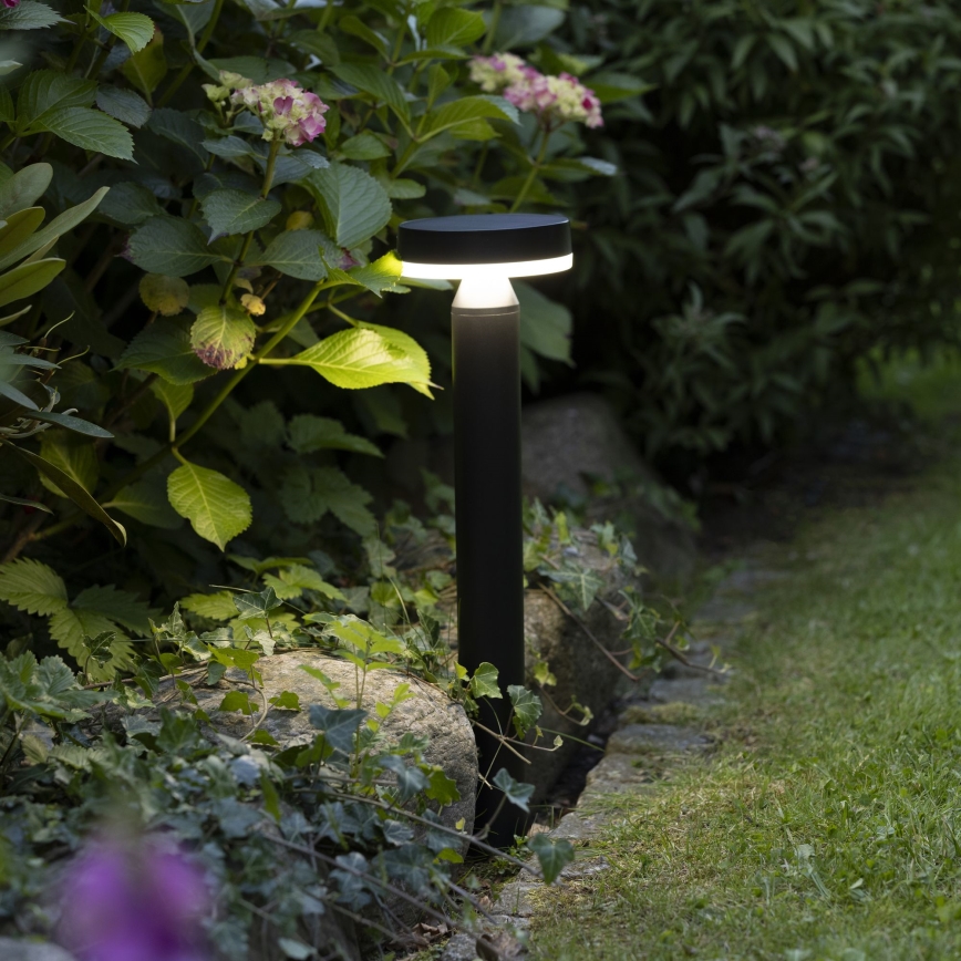 Brilliant - LED šviestuvas, įkraunamas saulės energija su jutikliu MAGUA LED/4W/3,7V 2000 mAh 50,2 cm IP44 juoda