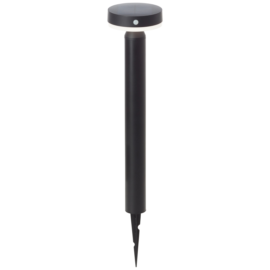 Brilliant - LED šviestuvas, įkraunamas saulės energija su jutikliu MAGUA LED/4W/3,7V 2000 mAh 50,2 cm IP44 juoda