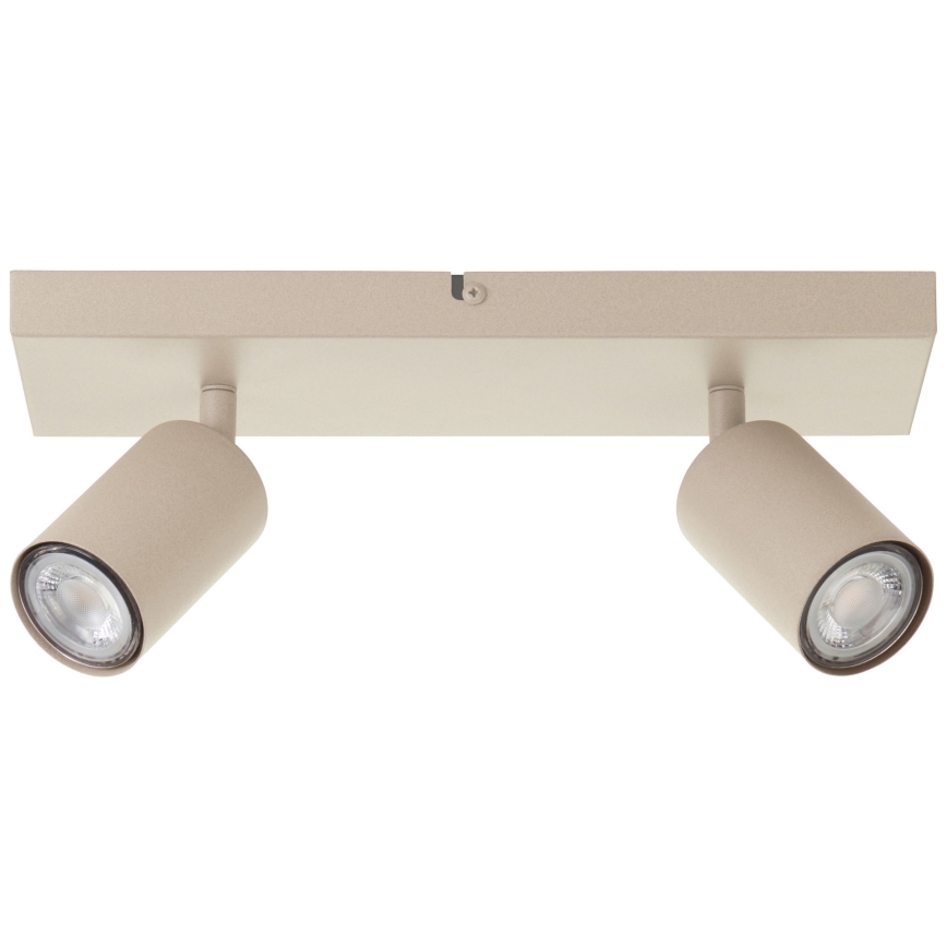Brilliant - LED taškinis šviestuvas JELLO 2xGU10/5W/230V smėlio spalvos