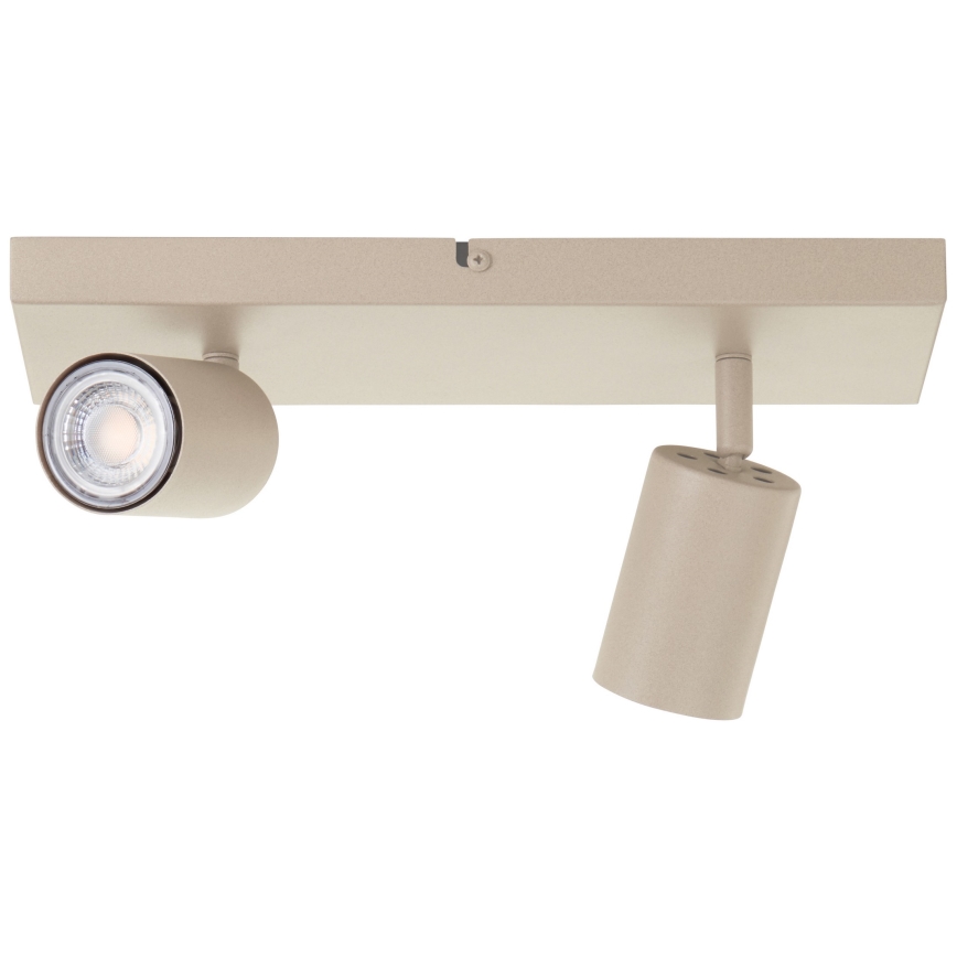 Brilliant - LED taškinis šviestuvas JELLO 2xGU10/5W/230V smėlio spalvos