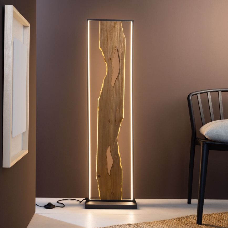 Brilliant - LED toršeras CHAUMONT LED/20W/230V pušis - FSC sertifikuota
